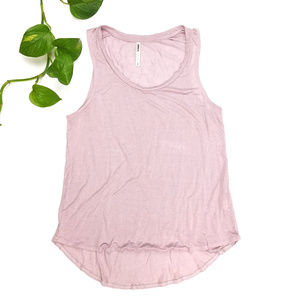 Tresics Hi-Low Pink Mauve Tank Top Sz M